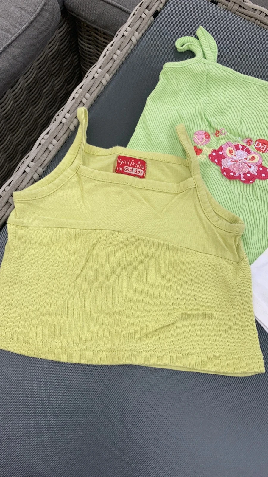 Lot débardeur vêtement bébé fille 24 mois enfant 2 ans garde robe – photo 5